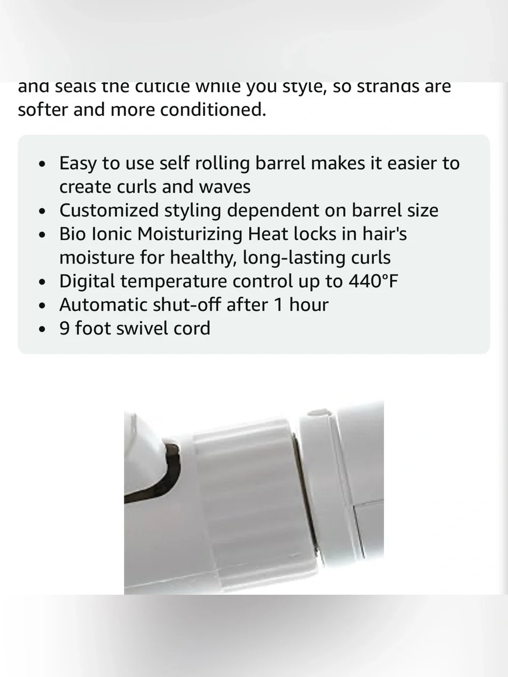 Bio Ionic style winder